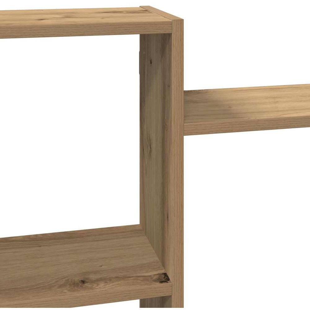 vidaXL 159 x 18 x 65cm Artisan Oak Wall Shelf Image 6