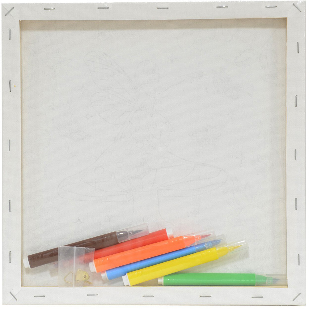 Crafty Club Fantasy Colouring Canvas Image 5