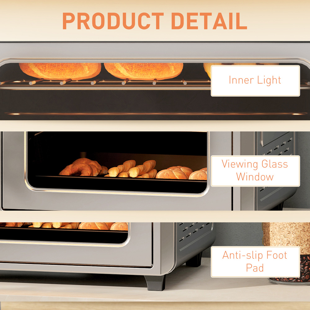HOMCOM 800-203V70SR 24L Air Fryer Oven Image 3