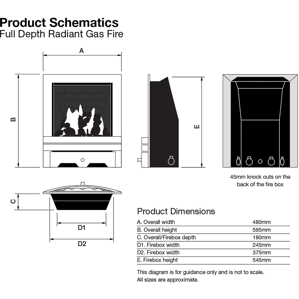 Focal Point Chrome Full Depth Fingerslide Gas Fire Image 6