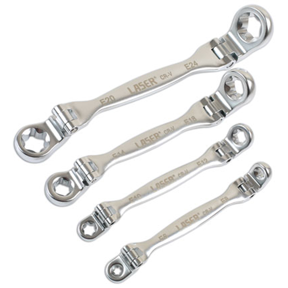Laser 7260 4 Piece Flexible Star Spanner Set Image 4