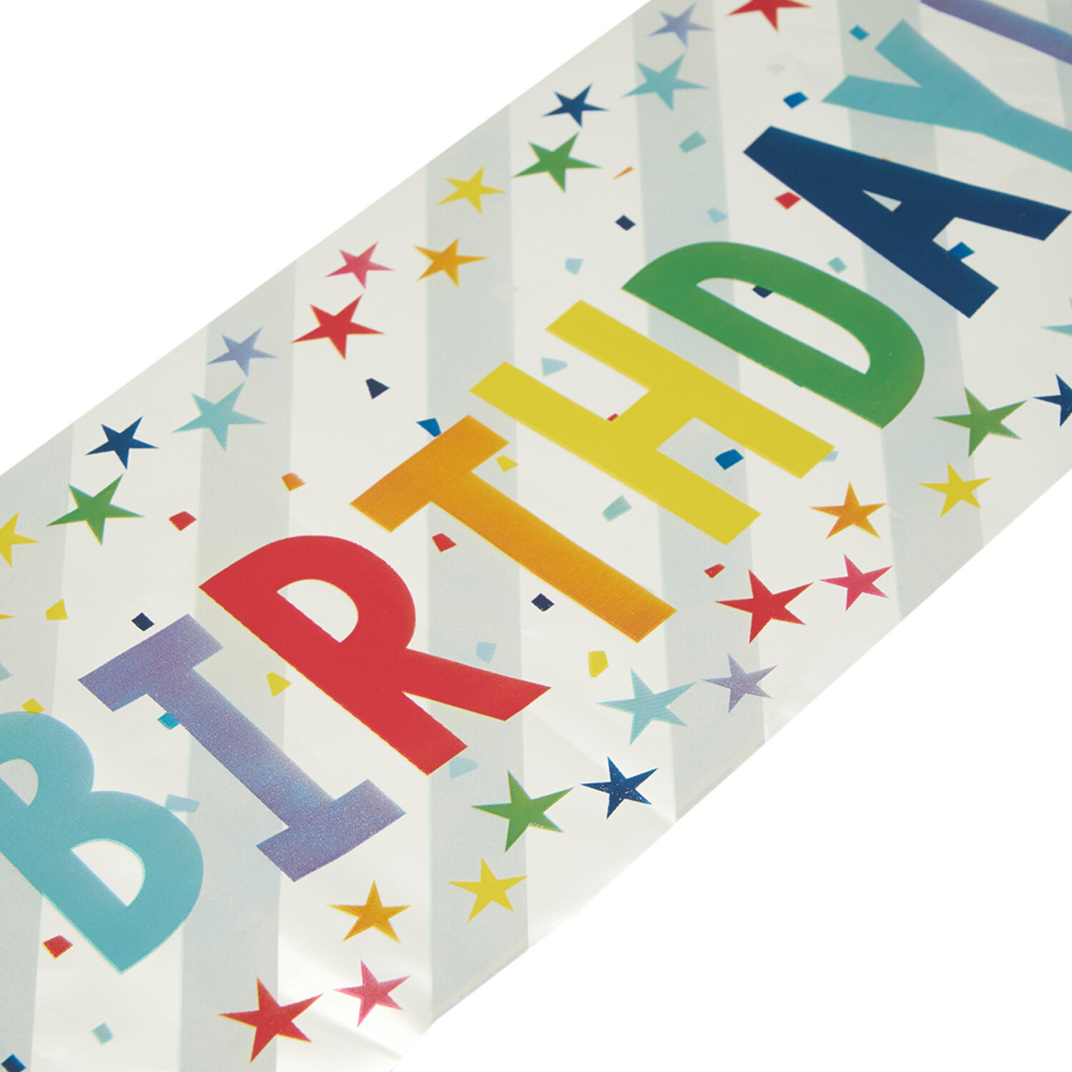 Happy Birthday Standard Banner - Multicolour Image 4