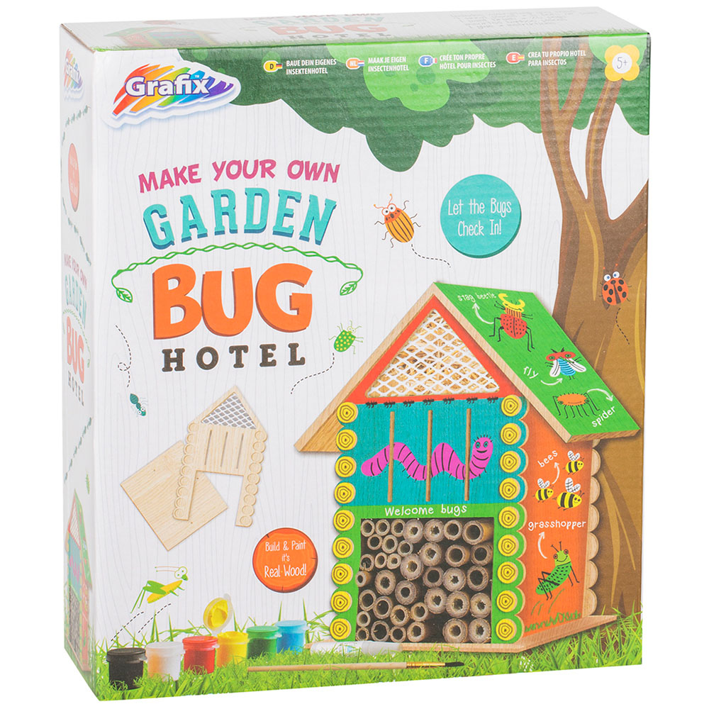 Grafix Make Your Own Garden Bug Hotel Kit Image 1