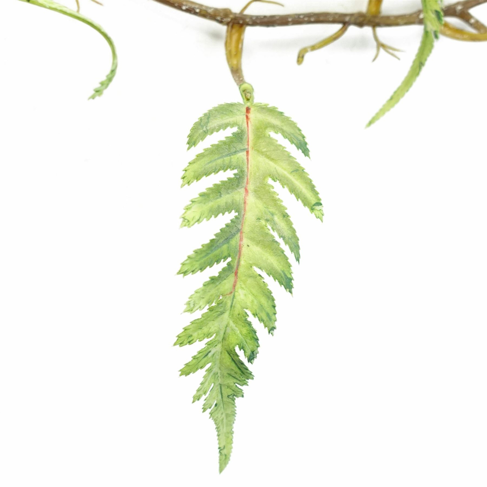 Botanik Green Trailing Fern Hanging Artificial Plant 4ft Image 3