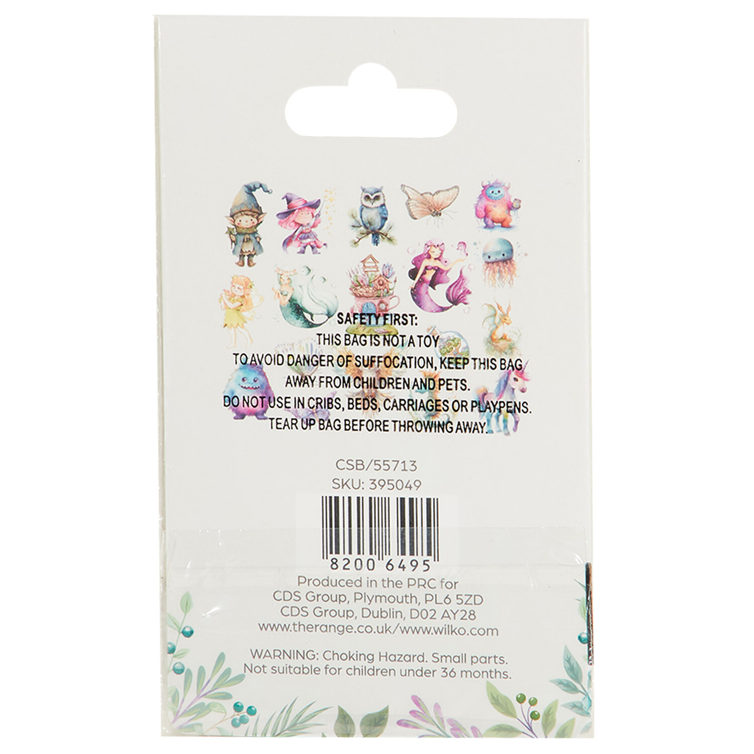 Pack of 18 Transparent Stickers - Multicolour / Fantasy Image 2