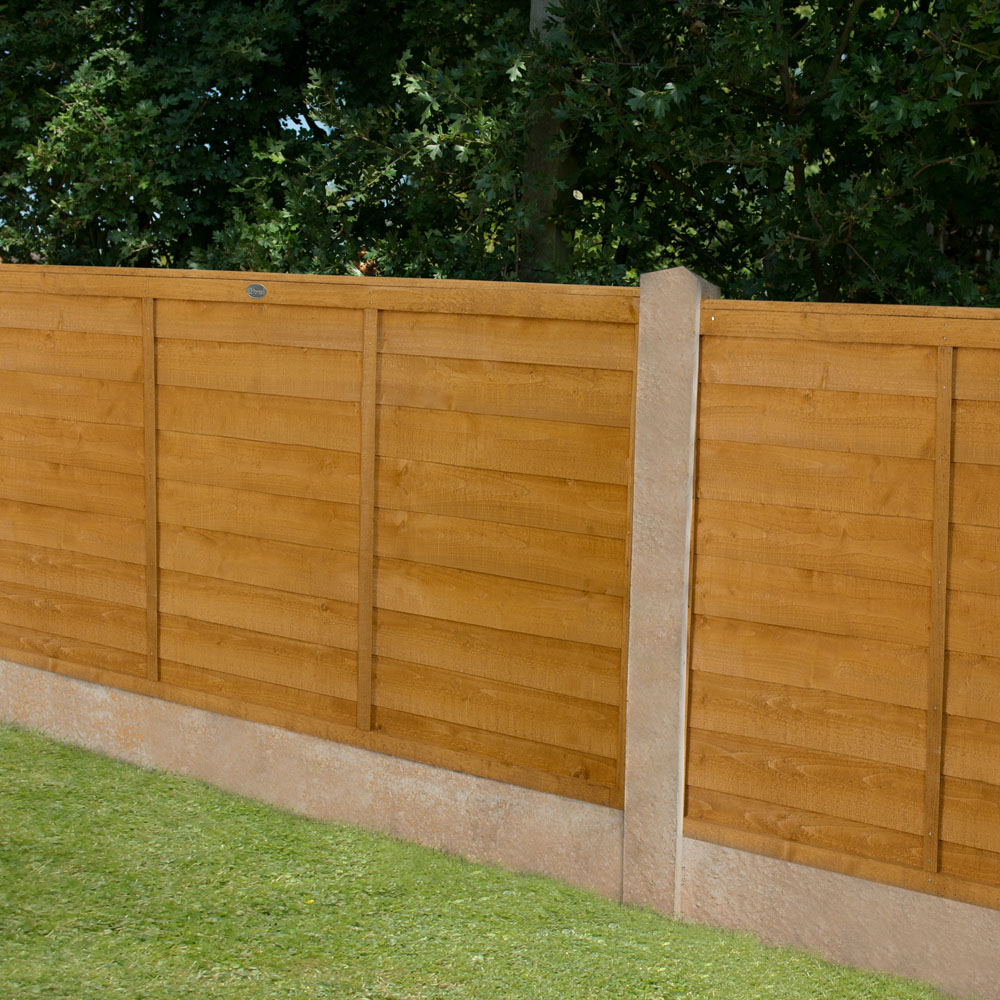 Forest Garden Trade Lap Fence Panel 6 x 3ft Image 1