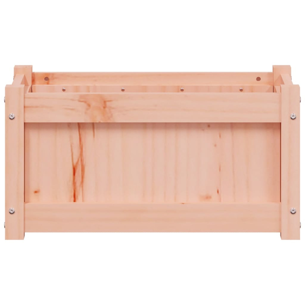 vidaXL Natural Douglas Wood Garden Planter 31 x 60 x 31cm 2 Pack Image 5