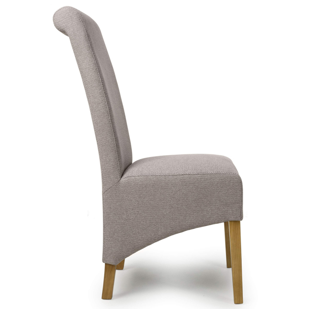 Shankar Krista Set of 2 Mocha Weave Dining Chair Image 4