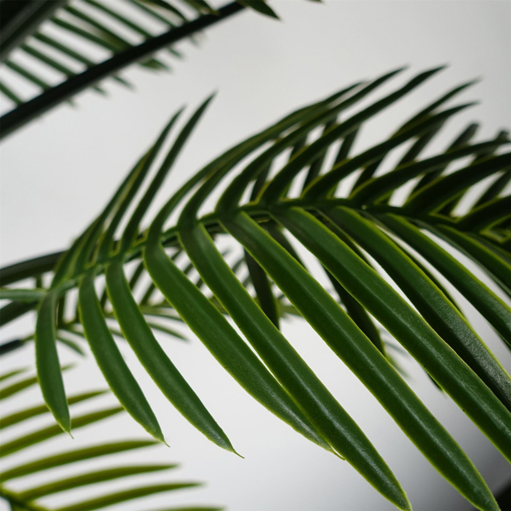 Botanik Tropical Raphis Artificial Palm Tree in Pot 4ft Image 6