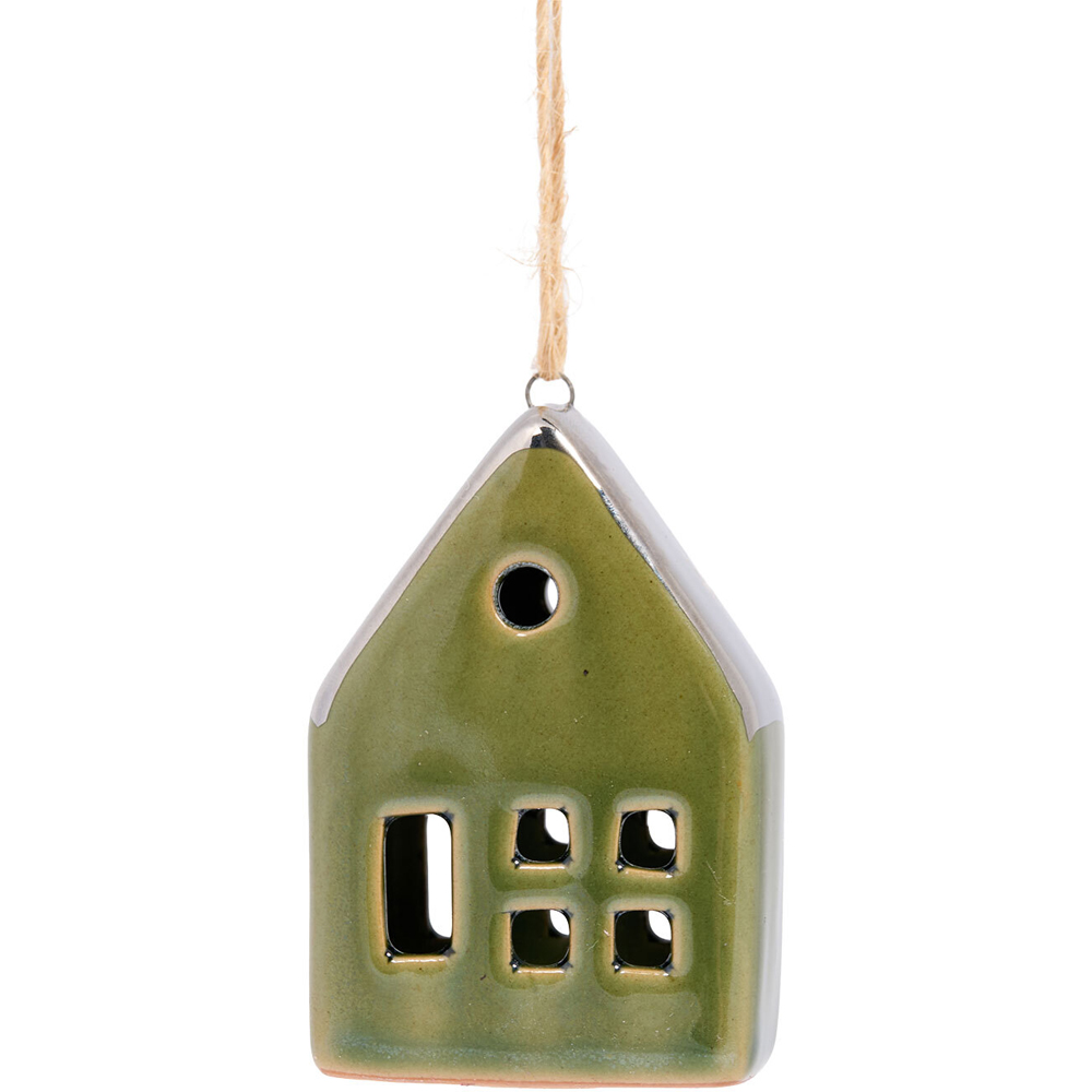 Glazed House Hanging Tree Decoration Image 6