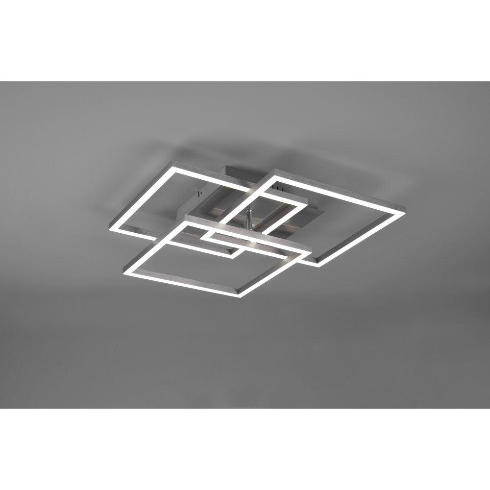 TRIO Mobile Nickel Matt Integrated LED Ceiling Light Image 5