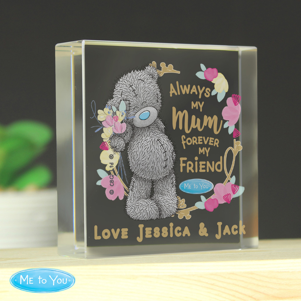 Personalised Memento Personalised Me To You Forever My Friend Crystal Token Image 4