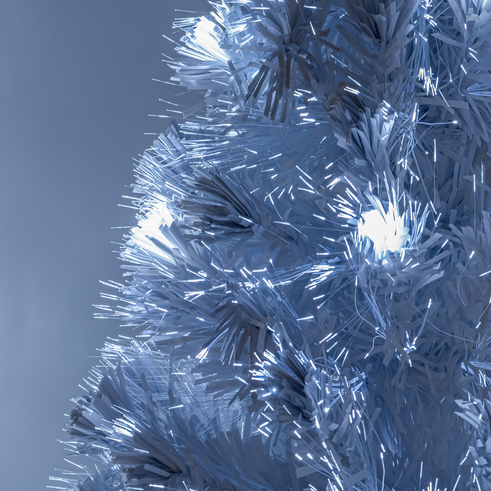 The Christmas Centre 14 Cool White LED White Fibre Optic Artificial Xmas Tree 2ft Image 4