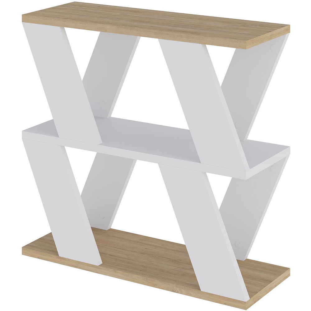 Decortie Lazena 2 Shelf Sapphire Oak Coffee Table Image 2