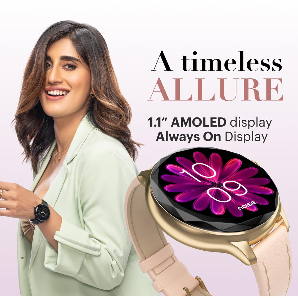 Noise NoiseFit Diva Metallic Silver Bluetooth Smartwatch Image 8