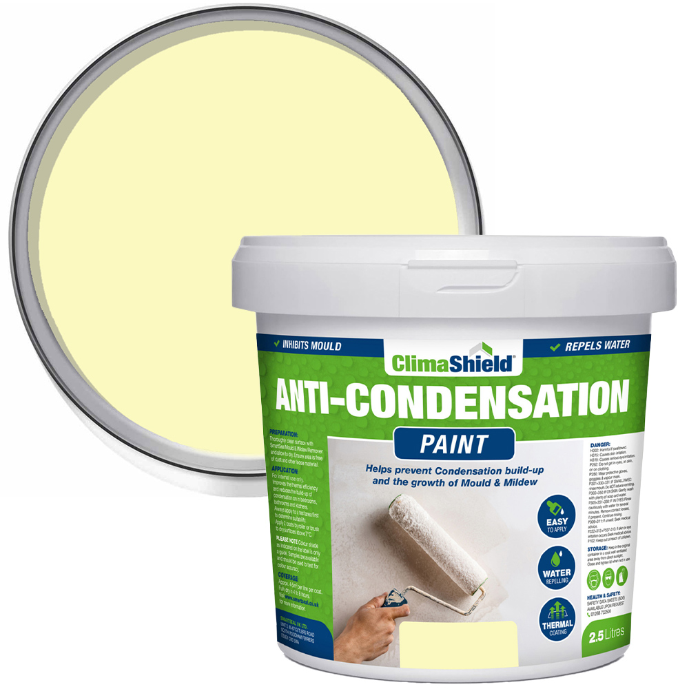 SmartSeal Devon Cream Anti-Condensation Paint 2.5L Image 1
