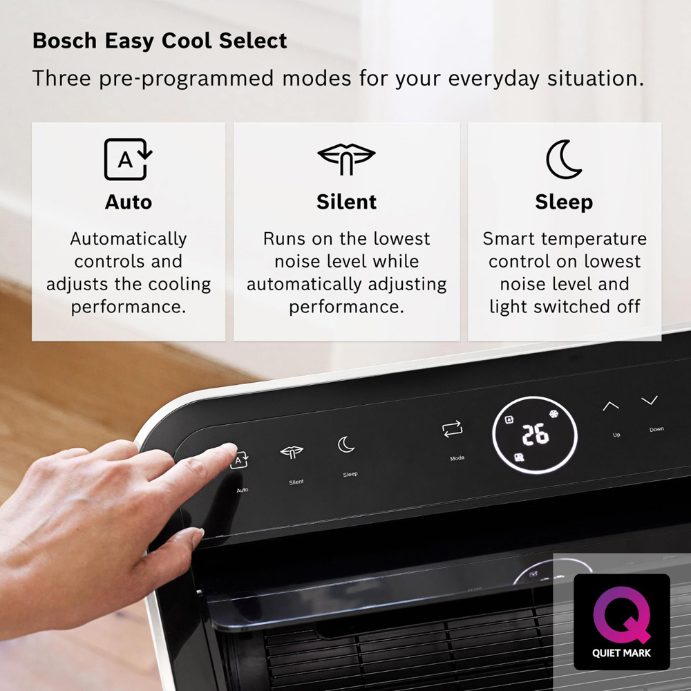 Bosch Cool 5100 3-in-1 White 3.4 kW Portable Air Conditioner with Remote Control Image 4