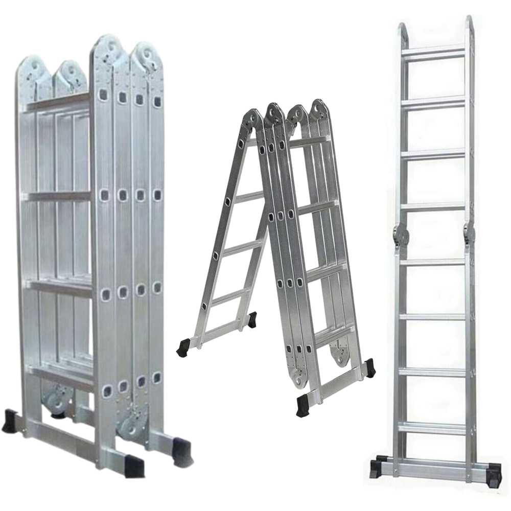 Samuel Alexander Aluminium Folding Multi Position Platform Ladder 4.6m Image 1