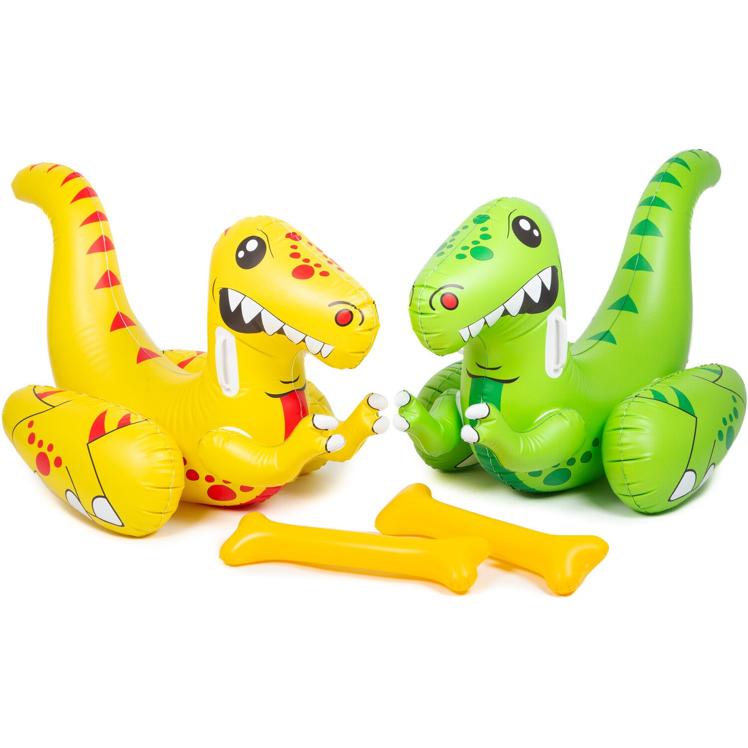 Inflatable Dino Battle - Multicolour Image 2