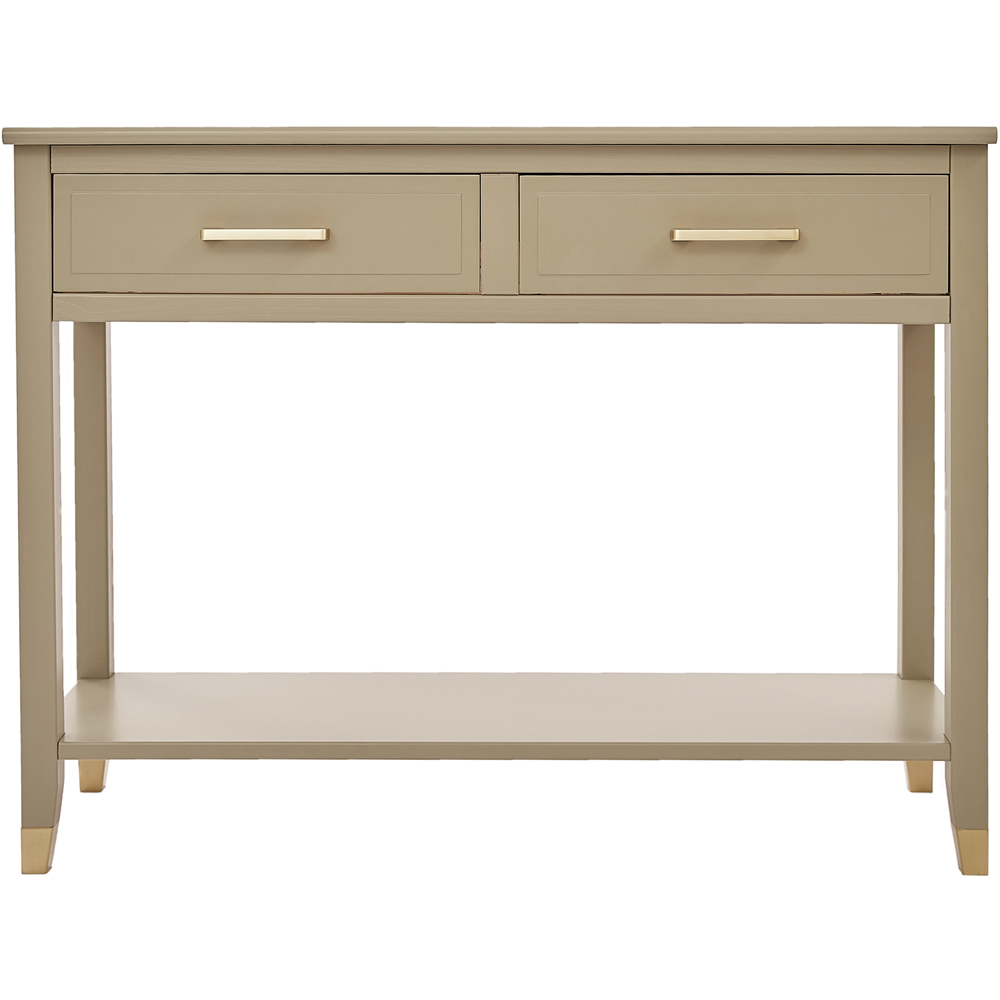 Palazzi 2 Drawer Clay Console Table Image 3