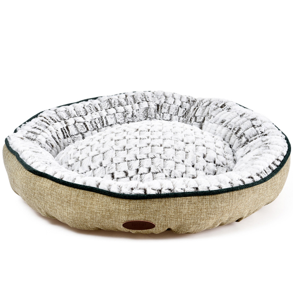 Charles Bentley Extra Small Taupe Soft Pet Bed Image 1