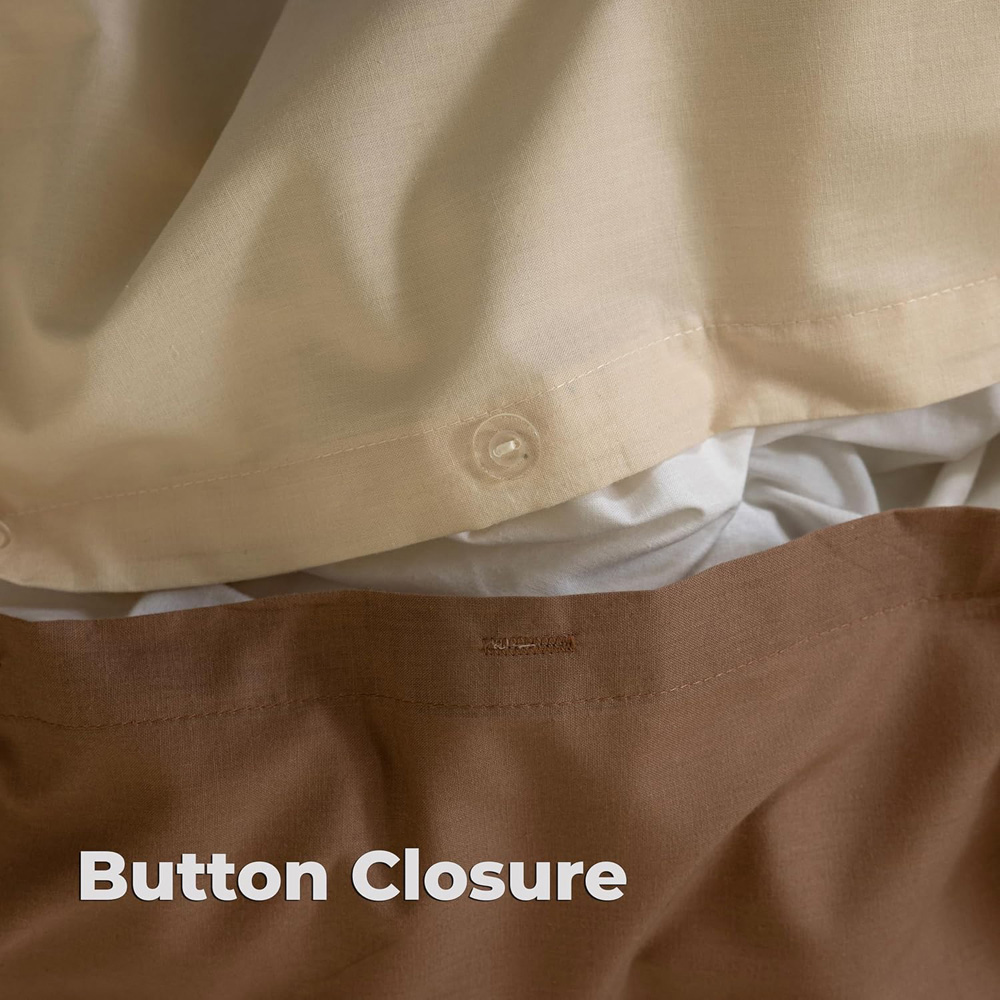 MHG Living Single Brown Reversible Duvet Set Image 6