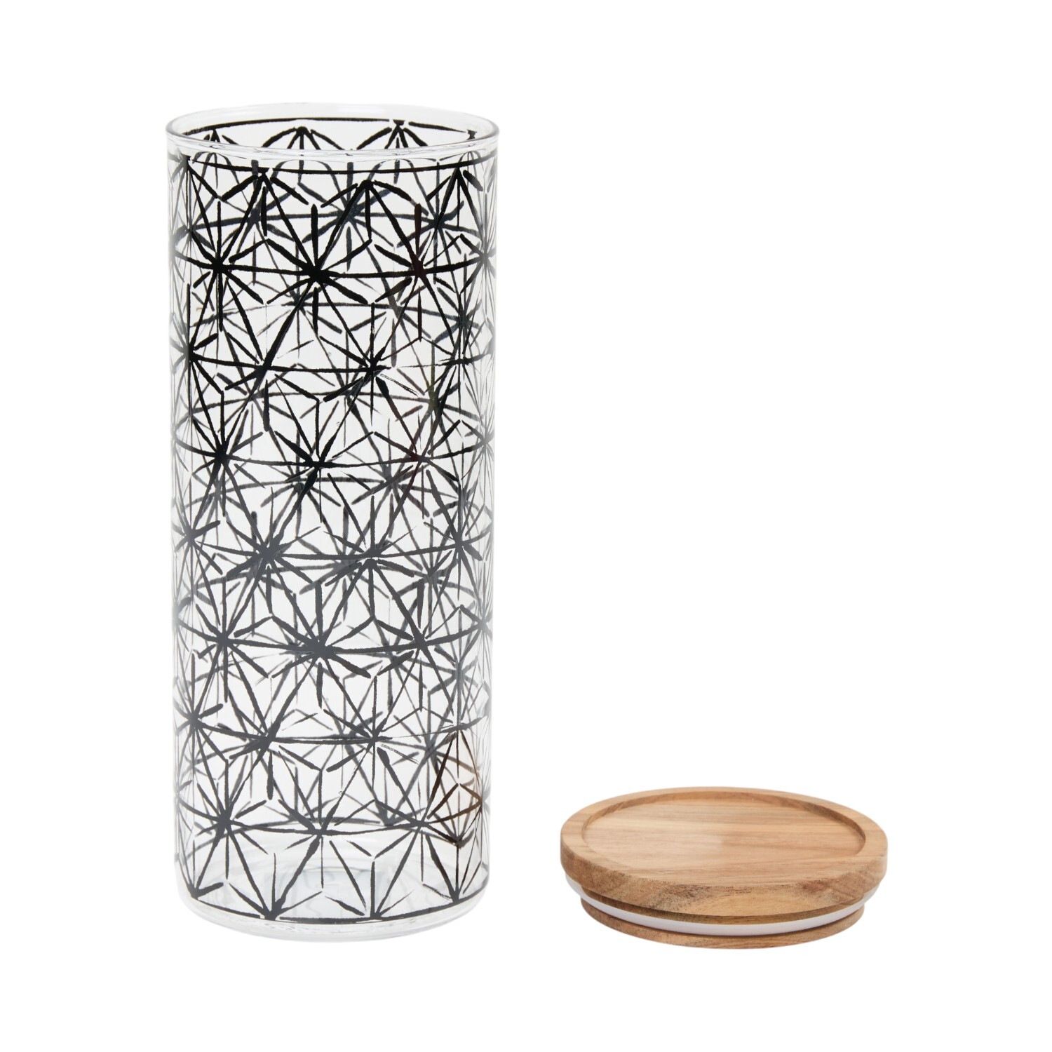 Glass Canister with Acacia Lid 1.2l Image 4