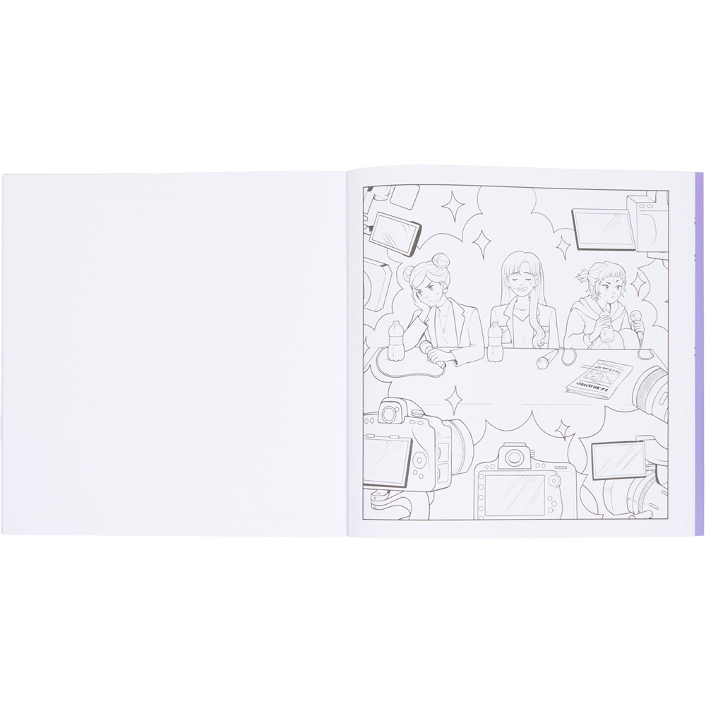 KPop Dragon or Werewolf Colouring Book Image 7