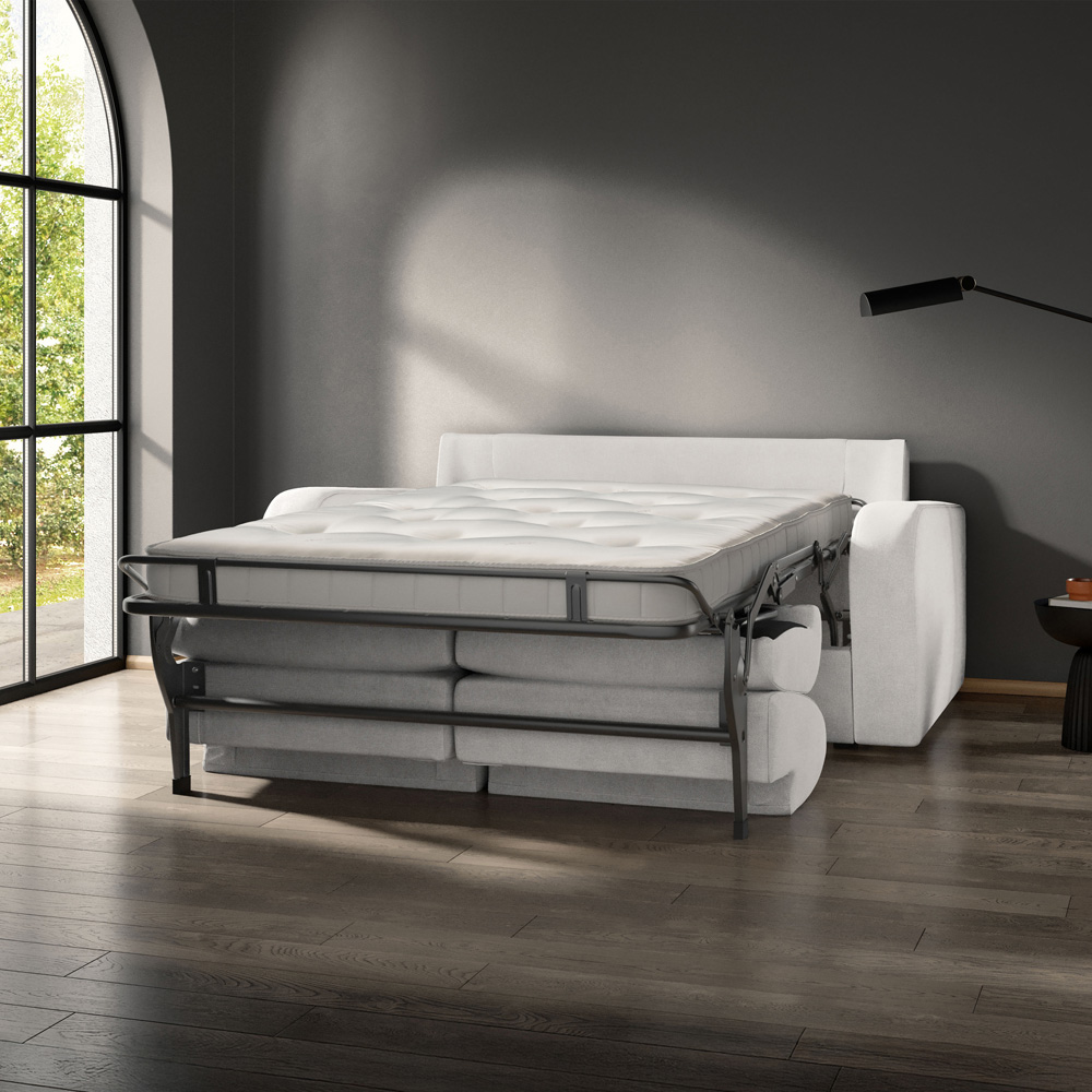 Jay-Be Deco 2 Seater Cosy Chenille Sketch Sofa Bed with e-Sprung Mattress Image 4