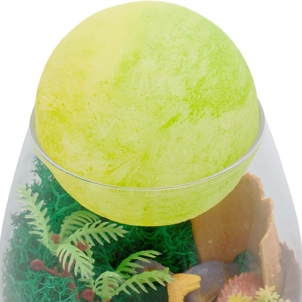 H&O Direct Kids DIY Dinosaur Moon LED Terrarium Kit with Remote Image 5