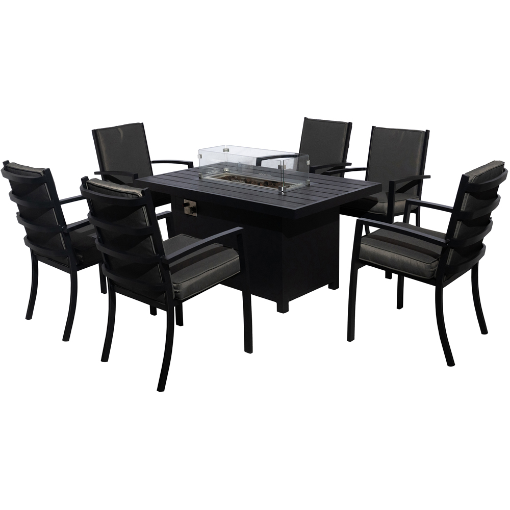 Furniture One 6 Seater Aluminium Garden Dining Set Image 3