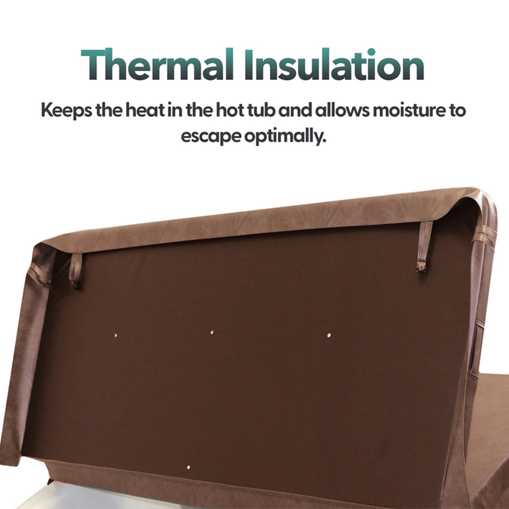 Canadian Spa Company Brown Hot Tub Cover 203 x 203cm Image 3