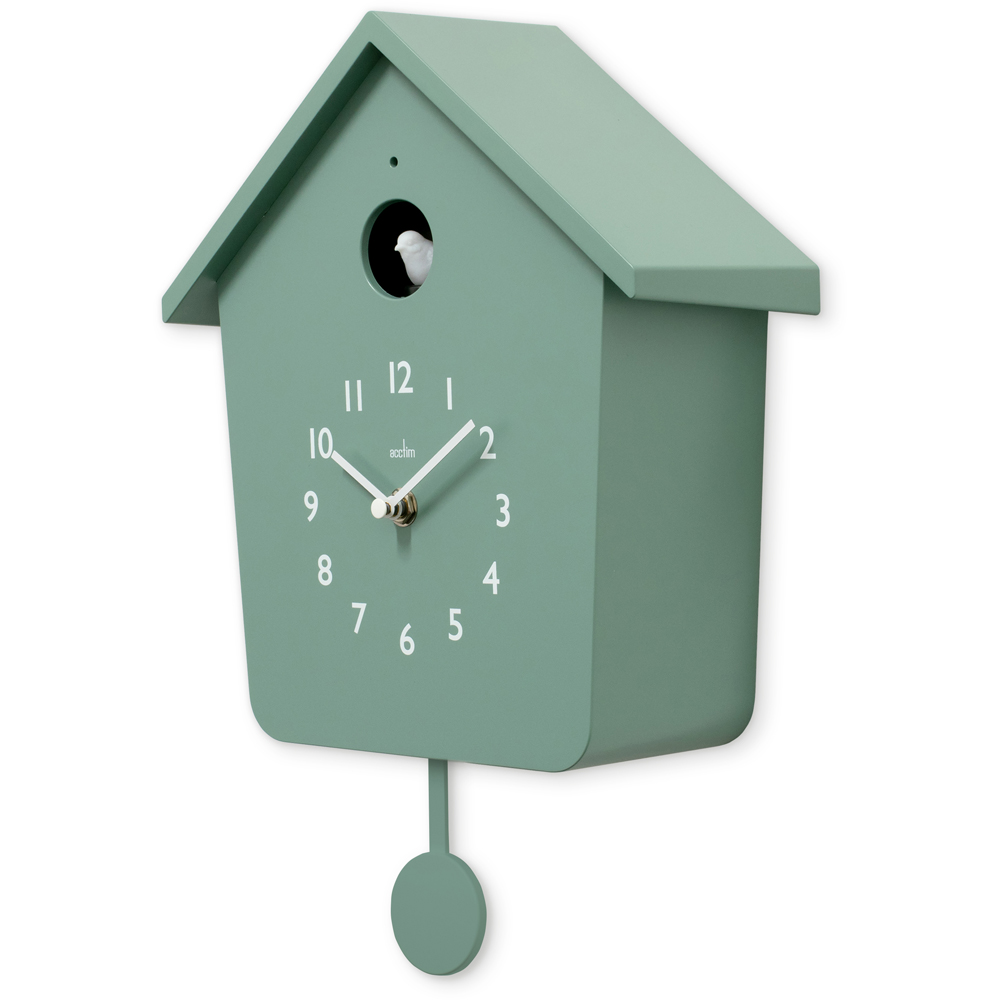 Acctim Casper Cloverfield Lighted Pendulum Cuckoo Wall Clock 34cm Image 3