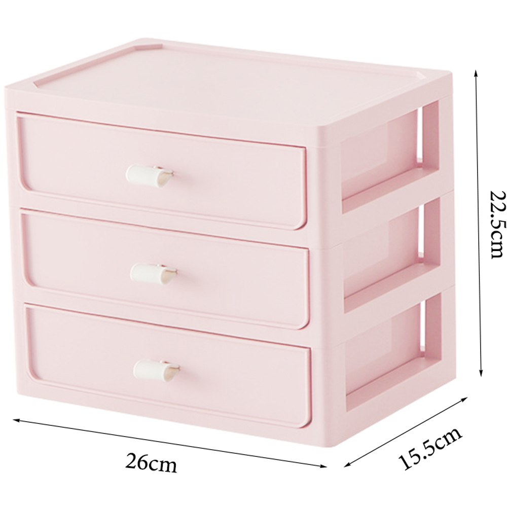 Living and Home 3 Drawer Desktop Organiser Image 8