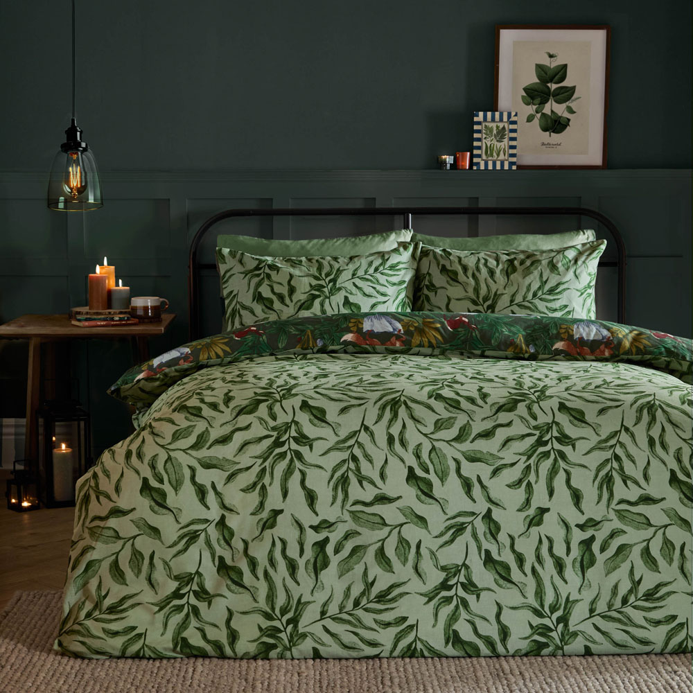 Furn Double Into The Woods Printed Reversible Duvet Set Image 2
