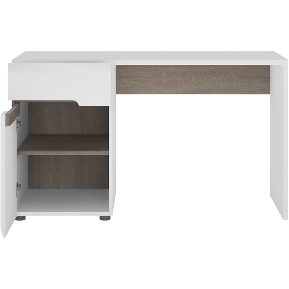 Florence Chelsea White and Oak Bedroom Dressing Table Image 3