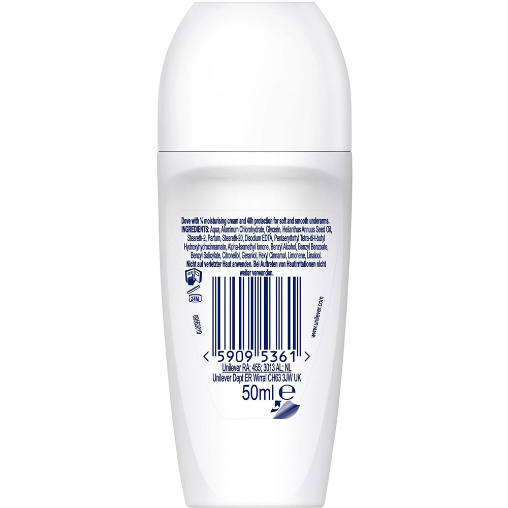 Dove Classic Fresh Anti-Perspirant Roll On 50ml 18 Pack Image 3