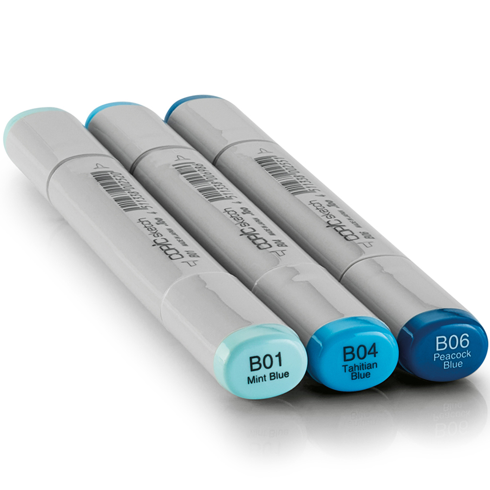 Copic Sketch Colour Fusion 6 Marker Pen 3 Pack  Image 2