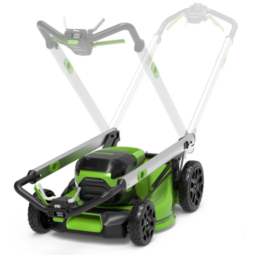 Greenworks GWGD60LM46SPK4 60V Self Propelled 46cm Cordless Lawn Mower with Battery and Charger Image 5