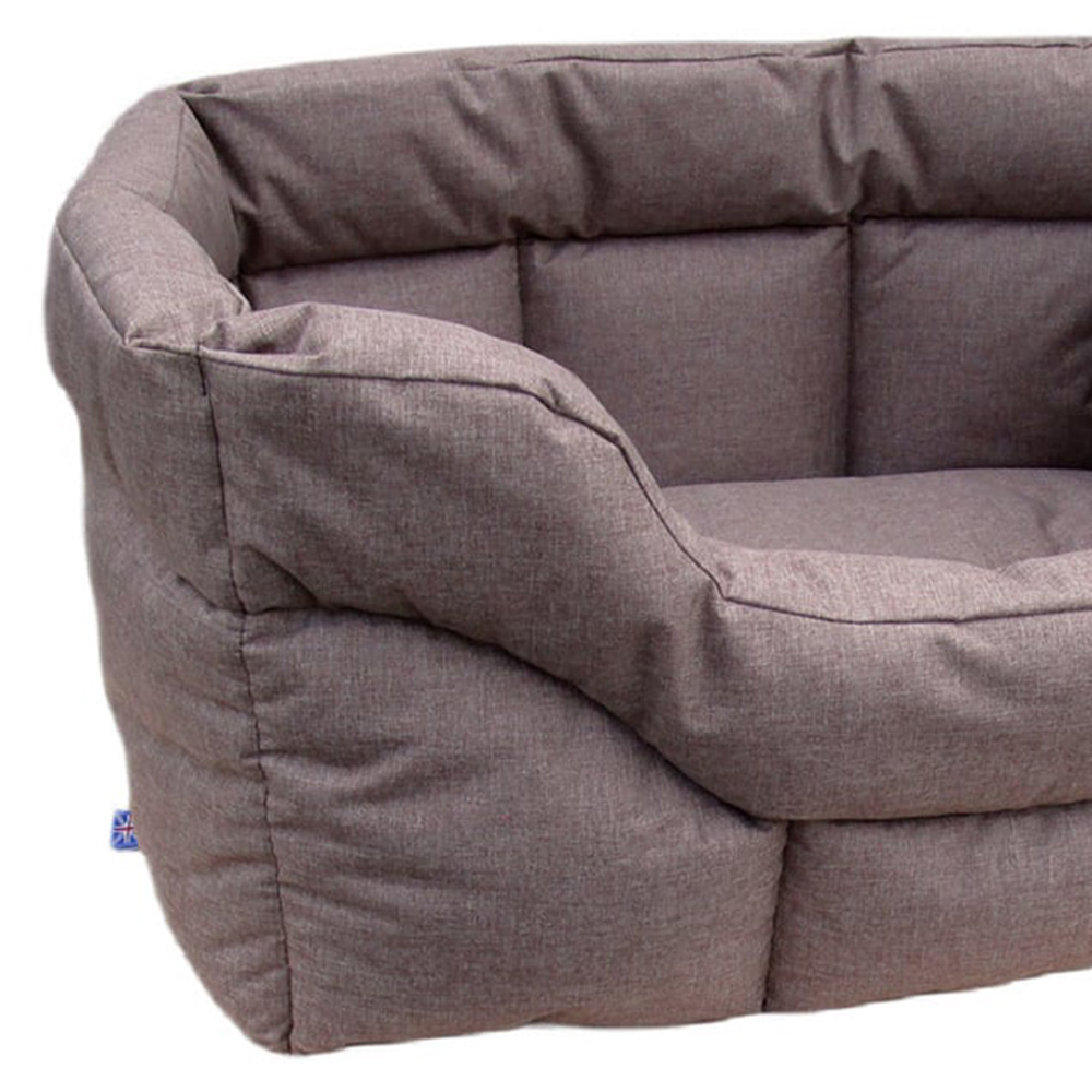 P&L Large Brown Heavy Duty Dog Bed Image 3