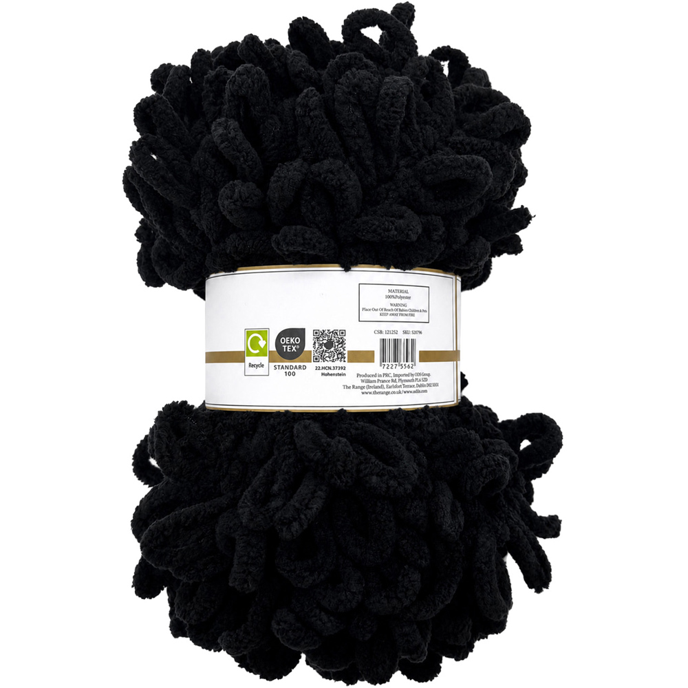 Loop Yarn Black Image 3
