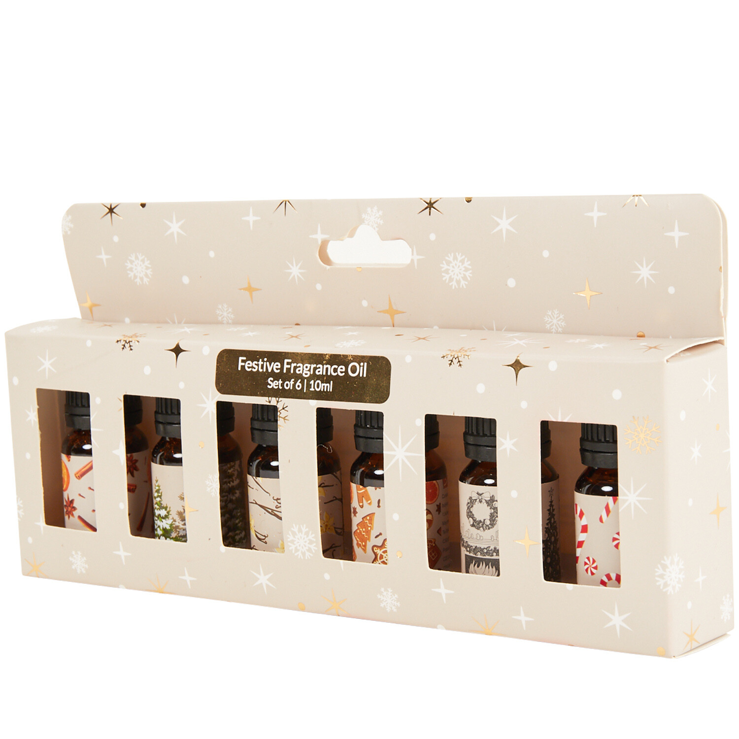 Set of 6 Festive Fragrance Oil 10ml Image 2