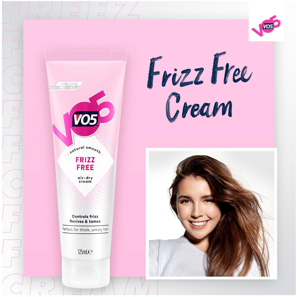 VO5 Frizz Free Air-Dry Lightweight Non-Greasy Hair Cream 125ml 6 Pack Image 9