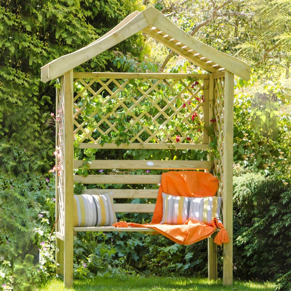 Forest Garden Parisienne 2 Seater 6.9 x 5 x 2.1ft Arbour Image 1