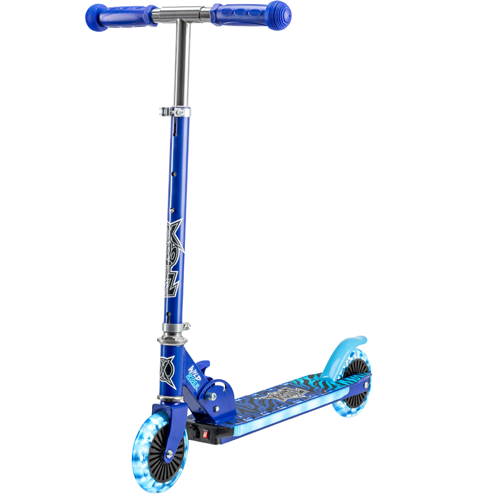 Xootz Blue Kids Wild Rider LED Scooter Image 1