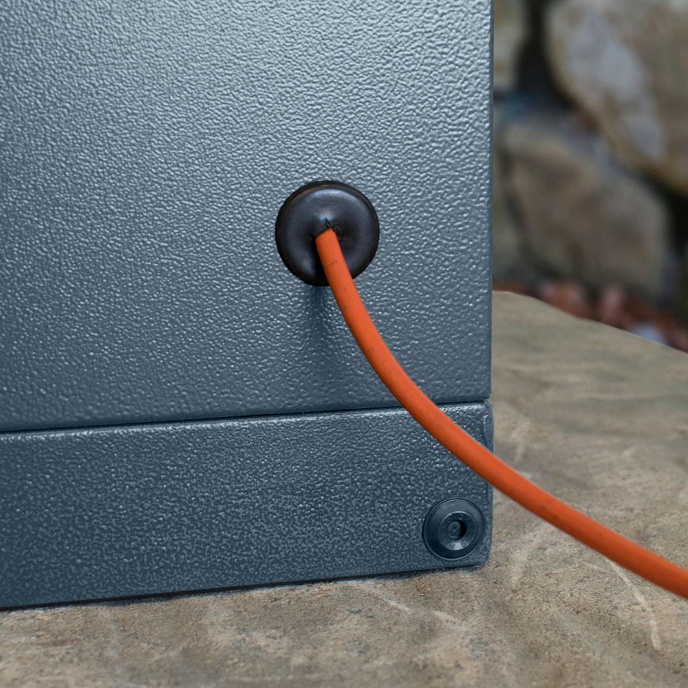 Asgard Access E Plus 8 x 4ft Double Door Grey Bike Storage Shed Image 6