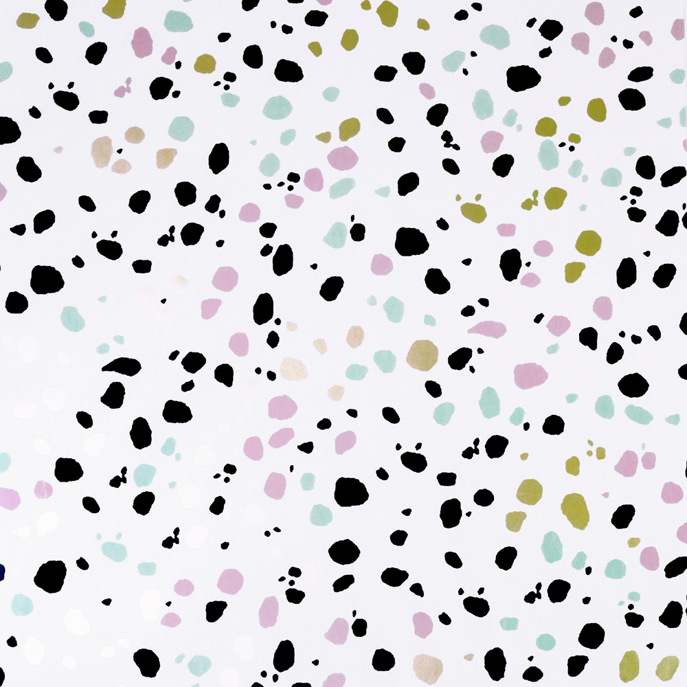 Arthouse Dalmatian Pastel Multicolour Wallpaper Image 1