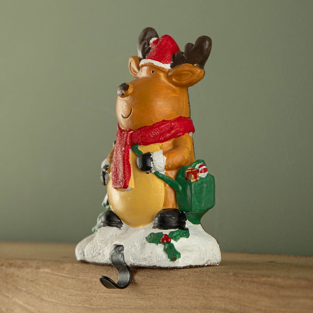 Premier Reindeer Christmas Stocking Hanger 13cm Image 5