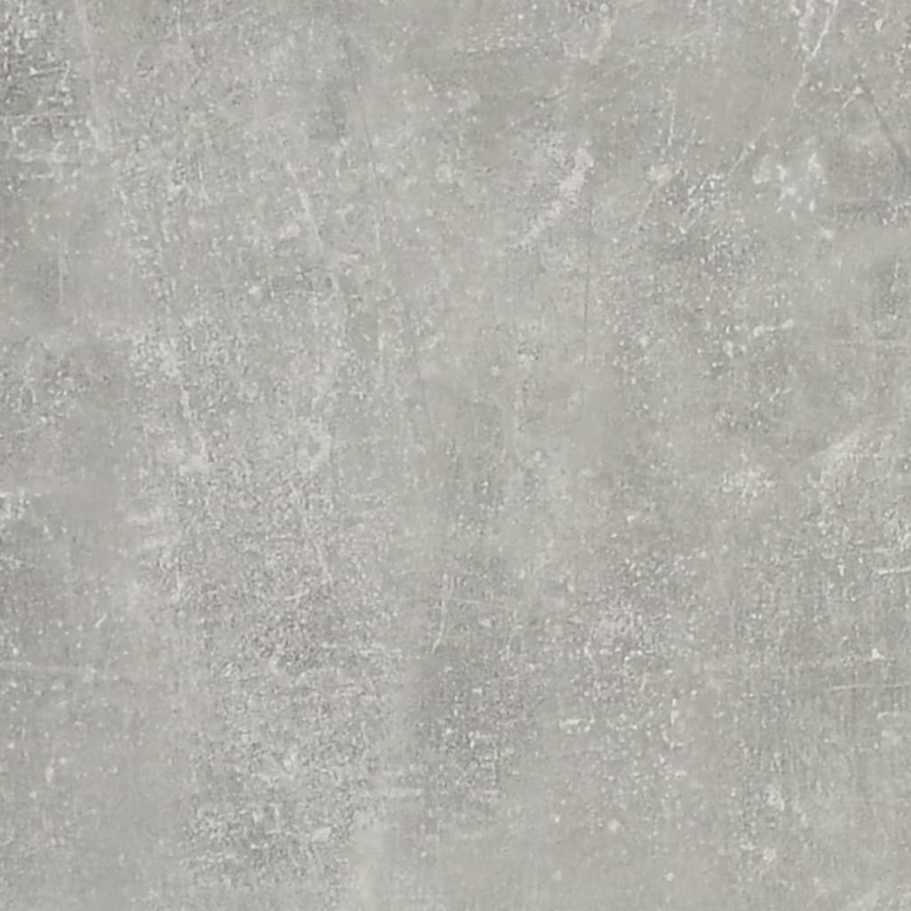 vidaXL Single Door Single Drawer Concrete Grey Bedside Cabinet Image 8