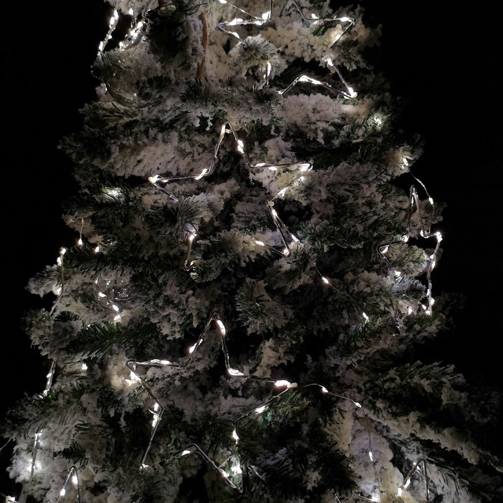 Samuel Alexander 227 Warm White LED Star Curtain Lights Set of 10 Image 3